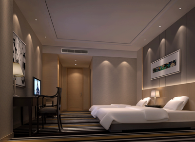 南京新城科技园商务酒店五星级装修设计效果图与会所设计